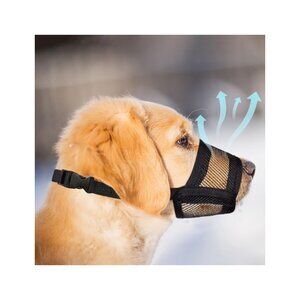 NEW Evollax Dog Muzzle for Large Dogs - Air Mesh Muzzle for Large Sized Dog
